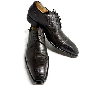 MEZLAN LIZARD BROWN SHOES